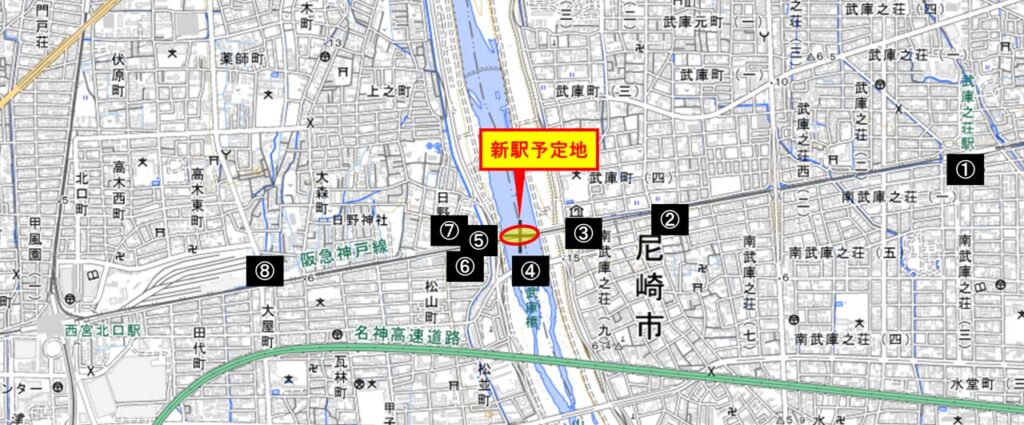 阪急電鉄　阪急神戸線　武庫川新駅